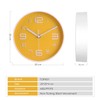 Topkey 8” Round Silent Wall clock Easy Read Big Numbers