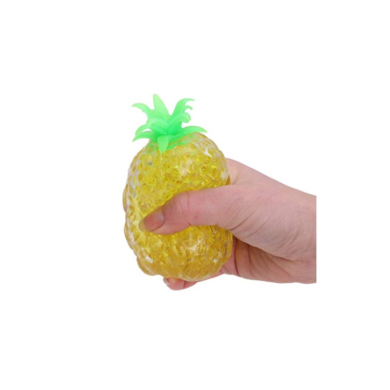 Toyland® 11cm Squishy Bead Pineapple / Banana - Novelty Party