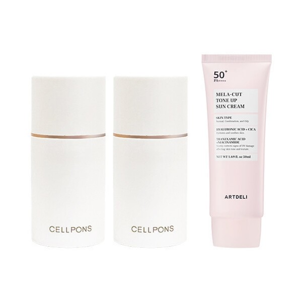 Cellphones Whale FGF2 Creamy Solid Serum 50g x2 + Art