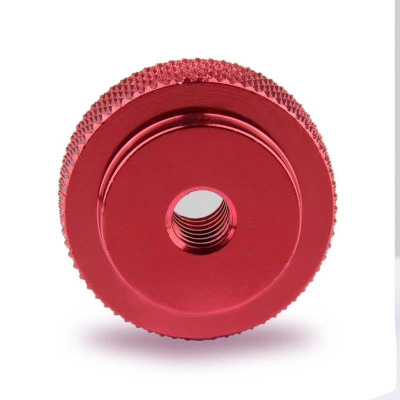 CAMVATE 1/4"-20 Female Thumb Wheel Lock Nut Adapter(2 Pieces) -