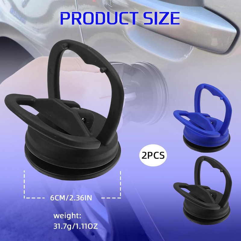 2 Pieces Car Small Dent Puller Kit,Car Dent Suction Puller,Powerful