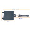 G & D Non-Stick Aluminum Double Sided Foldable Pan, 13