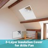 Chiligent Insulation Cover for Vents, Foam Thermal Insulation with Veclro