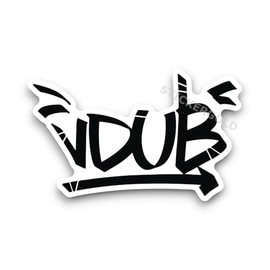 Sticker Gold - VDub 16cm Sticker - 4 Colour Options - Campervan Camper Van Decal Vanlife T4 T5 T6 (Black)