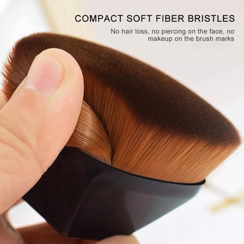 Unic Brocha Para Maquillaje De Base, Brocha Plana Facial Kabuki