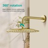 AULEEND All Metal Rain Shower Head - Heavy Duty Stainless