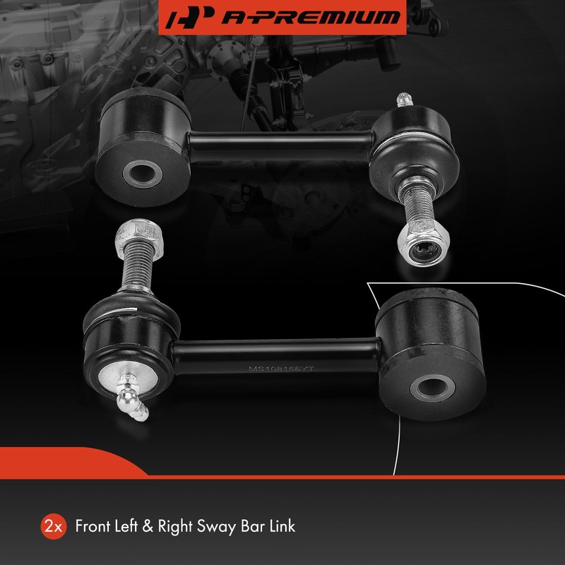 A-Premium 2 x Front Sway Bar Links Stabilizer Bar Links,