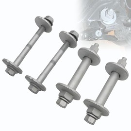 Priprilod Lower Control Arm Cam Bolts Kit Fit for Toyota 4Runner 2003-2009 Fit for FJ Cruiser 2007-2010 Fit for Tacoma 2005-2016 Front Suspension Camber Lower Control Cam Plate 48409-60020 48190-60020