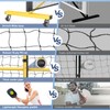 TYRSEN Pickleball Net Set - Pickleball Net on Wheels for