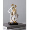 Amoy-Art Music Gifts Sculpture Piano Statue Figurine Polyresin Cello Decor