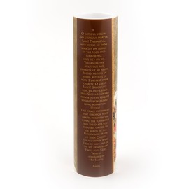 THE SAINTS COLLECTION St Philomena, LED Flameless Devotional Prayer Candle