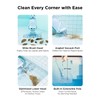 InoKraft Pool Vacuum for Above Ground Pool, Cordless Handheld Pool