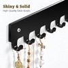 milylove Acrylic Necklace Holder 2 Pack Wall Mounted Necklace Organizer