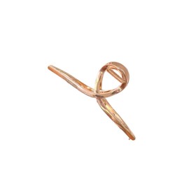 Metal Frame Bow Hair Clip (BG0045) (Silver)