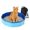 Portable Travel Cat Litter Box for Cats with Scoop &