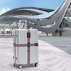 Travelkin Luggage Straps TSA Approved - Adjustable Cross Suitcase Straps
