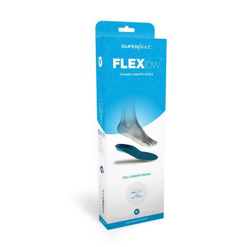 Superfeet Unisex Flex Low Insole - Blue -