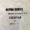 Alpha Series 316 Stainless Steel U-Bolt for Pipe Size 3"