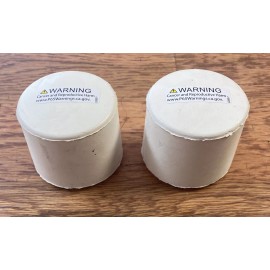 Vaughan RM24TW Rubber Mallet Replacement Tips, 2 Pieces