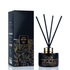 Loris Niche Reed Diffuser, Home Fragrance, Odor Eliminator, Fruity Spicy Scent, Glass, Long Lasting 150ml/4.08fl oz