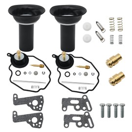 Carburetor Repair Kit Replacement for Yamaha Virago 535 500 XV535 XV500 XV Carburetor Carburetor Kit with Piston Piston Shut-off Float Needle Parts