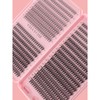DIY Cluster Eyelash Extension Set, 640pcs 8-16mm 10D+20D+30D+40D Black Thick