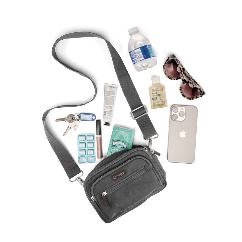biaggi Flexmates Convertible Anti-Theft Pouch – RFID Crossbody, Sling, Wristlet,