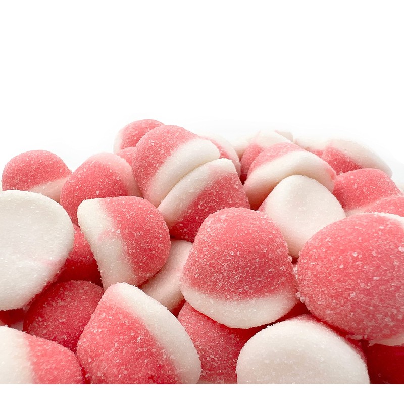 Strawberry Puffy Gummy Candy - 2 Pound Bulk Pack (About