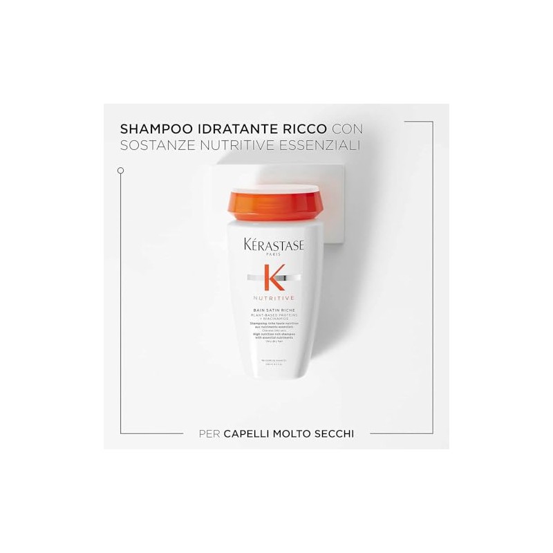 Kerastase Nutritive Bain Satin Riche 250ml Masque Intense Riche 200ml