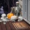 YumSur 10 Pieces Resin Skull Small Realistic Human Skull Replica