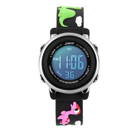 Kids Watches, Boys Watches Ages 3-11 Sports Waterproof 3D Cute Cartoon Digital 7 Color Lights Wrist Watch for Kids…