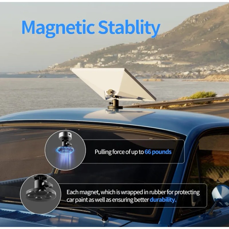 Antena Starlink Mini Soporte Magnetico Para Auto Barco Yate
