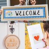 4 Inch Letter Stencils, 42 Pieces, Reusable Letter and Number
