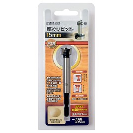 ビッグマン(Bigman) 六角軸座グリビット 15ミリ BMZ-15 木材 穴あけ 六角軸 電気ドリル インパクトドライバー