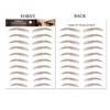 TEONEI Eyebrow Tattoos Stickers Safety Temporary Eyebrow Stickers (5 Sheets)
