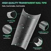 JODSONE Short Coffin Press on Flase Nail Tips for Extension