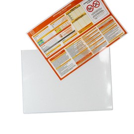 Pack of 5 Magnetic Pockets A5 Size 21 x 14.8 cm Transparent