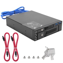 Hard Disk Mobile Rack Case DualDisk Optical Drive Extraction Box 2.5/3.5 Bracket USB MR6203 (Not Inclube Hard Disk)