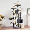 Gitelsnour Cat Tree, 71'' (180cm) Cat Tower for Indoor Cats