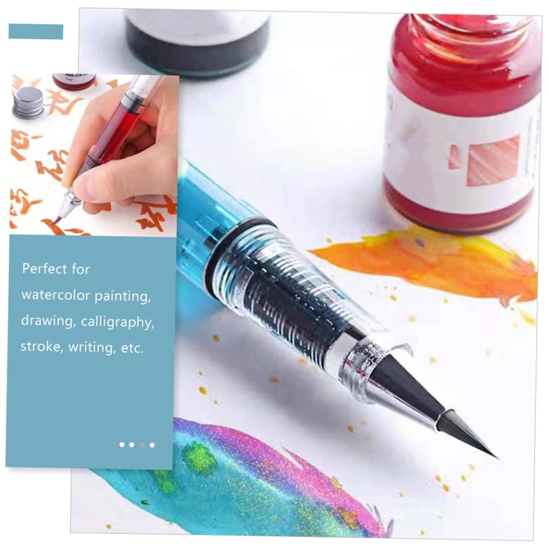 Operitacx Japanese Calligraphy Brush Pen Refillable Brush Pen 3pcs Brush