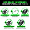 Rhino USA Retractable Ratchet Straps (2-Pack) - 1 Inch x