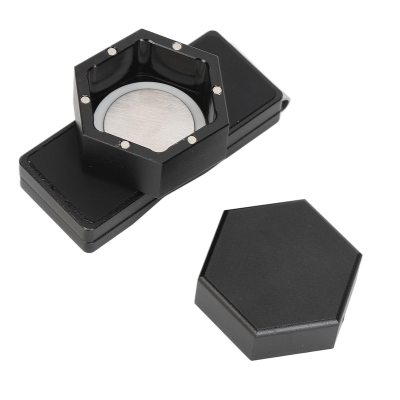Luocute Magnetic Chalk Holder with Clip, Aluminium Compact Silent Billiards