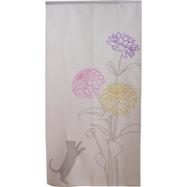 Cosmo Noren - (Approx.) Width 33.5 inches (85 cm) x Length 66.9 inches (170 cm)