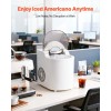 Portable Countertop Ice Maker 7-Cube Self-Cleaning Machine 26 Lbs/DAY 6-Min