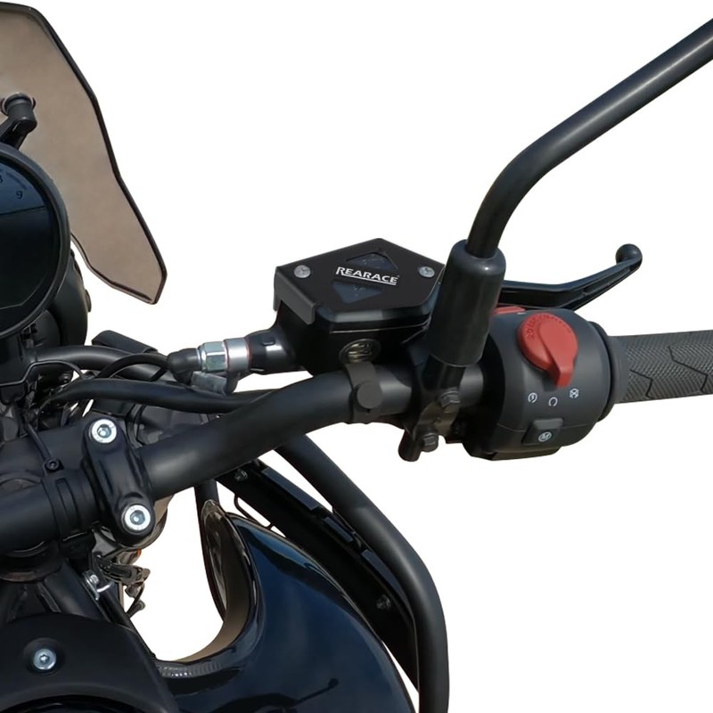 REARACE Front Brake Fluid Reservoir Guard Compatible with Royal Enfield
