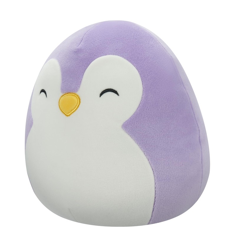 Squishmallows Original Peluche de 19 cm- Elle le Pingouin Violet