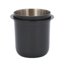 Dosing Cup 150ml 58mm Hands Free Stainless Steel Universal Inverted Coffee Powder Cup for Coffee Machine Dark Grey