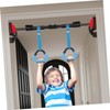 Kisangel Gymnastics Rings with Adjustable Straps Sturdy Indoor Pull Up