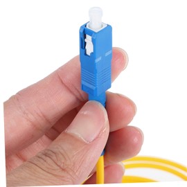 TEHAUX Fused Optical Fiber Splitter for Tv Durable Singlemode Cable for Home Theater Systems Ensures Transmission with Minimal Distortion High Performance Signal Stability