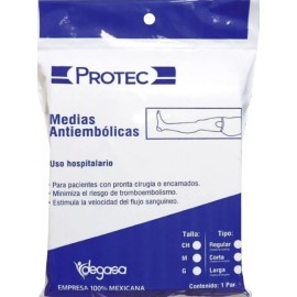 Medias Antiembolicas Protec Tipo Regular Talla Chica Degasa